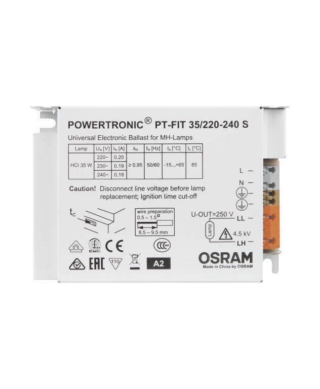 Блок питания для светодиодов Osram POWERTRONIC PT-FIT S43W 220-240V PT-FIT 35 (4008321386625) - фото 2