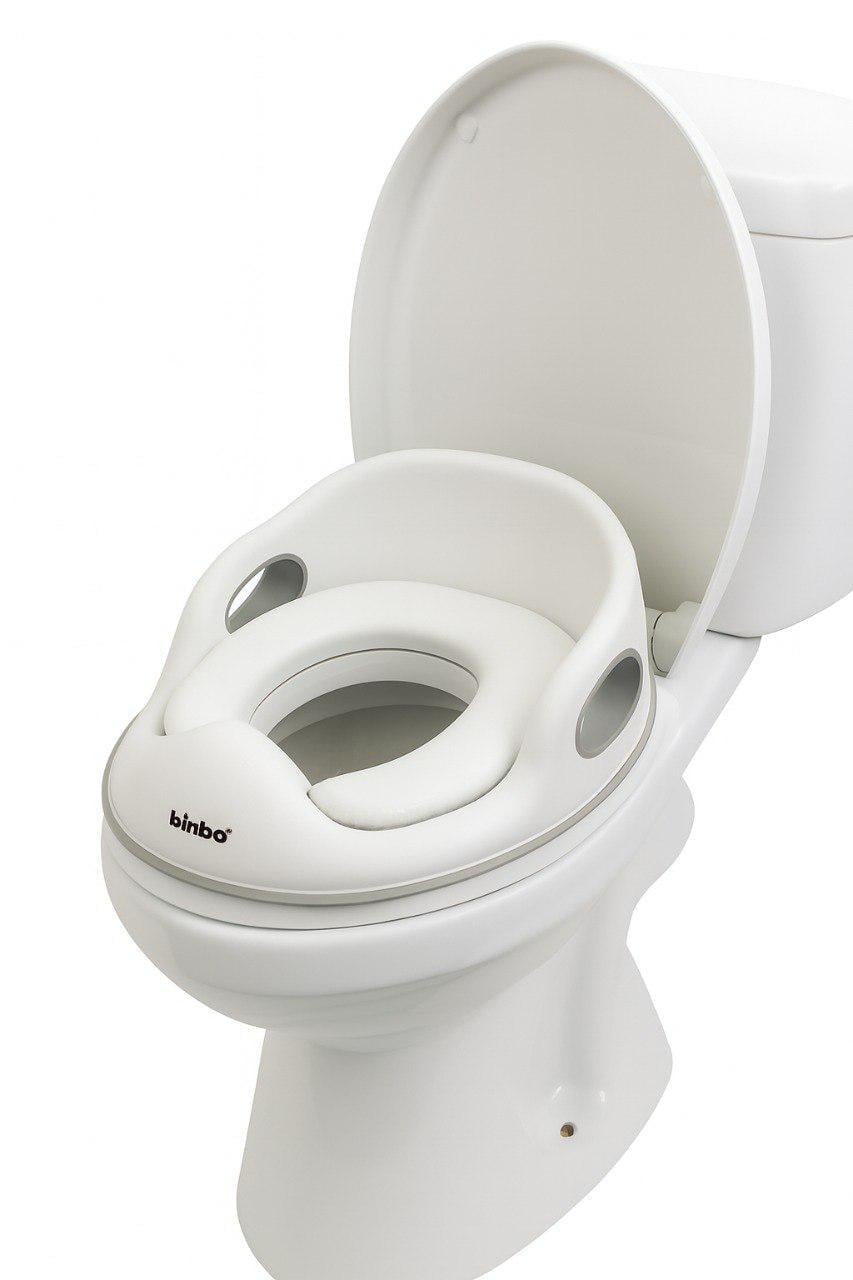 Сиденье для унитаза детское BM-01172 Bimbo мягкое съемное Серый (BM-01172)