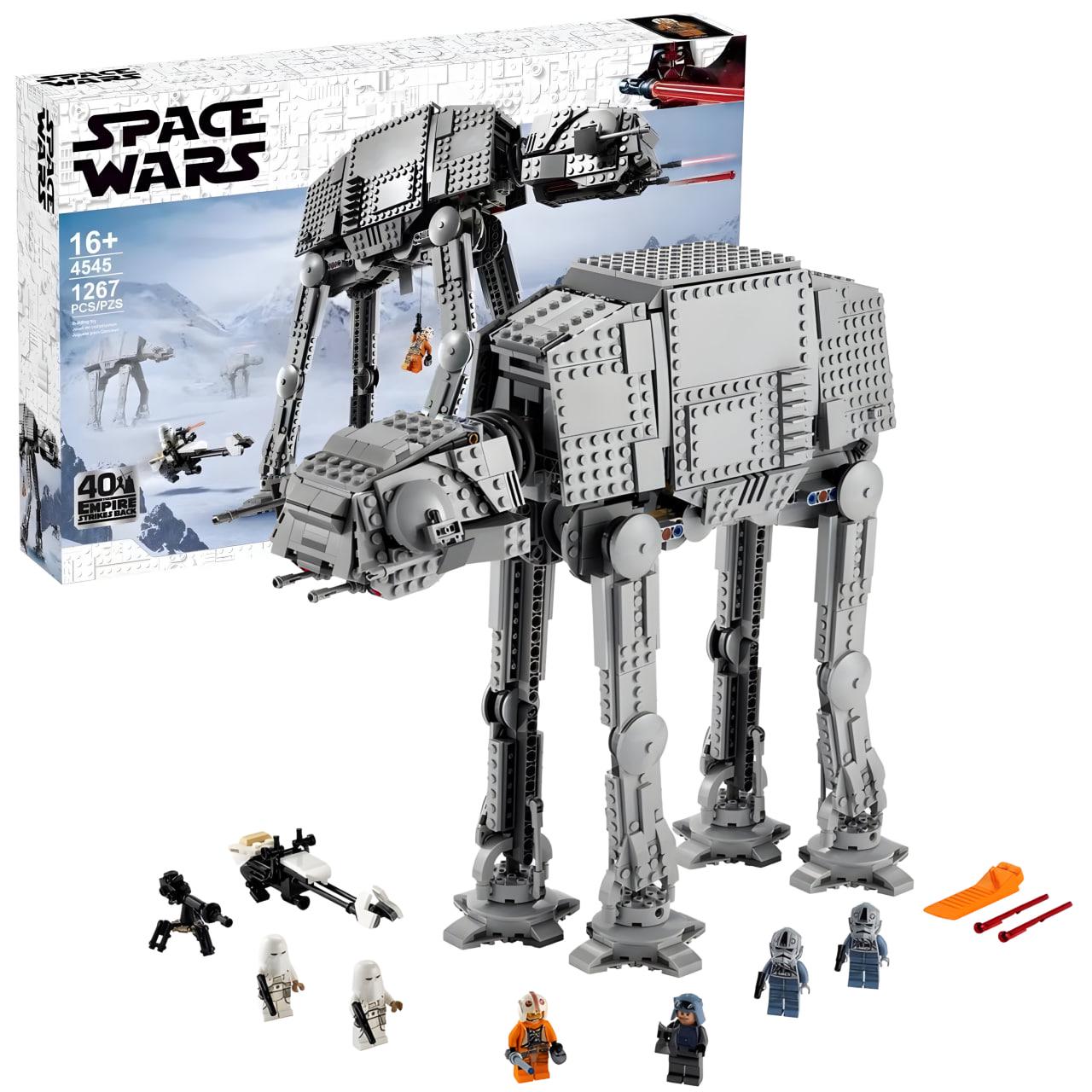 Конструктор детский Star Wars Шагоход AT-AT 1267 дет. (4545) Конструктор детский Star Wars Шагоход AT-AT 1267 дет. (4545)