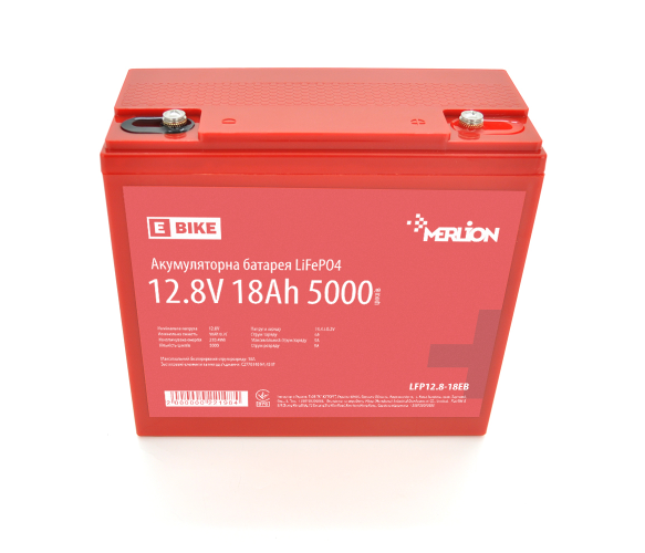 Аккумулятор Merlion LiFePO4 12,8V 18 Ah 4S3P/BMS-20A для электротранспорта (22198)