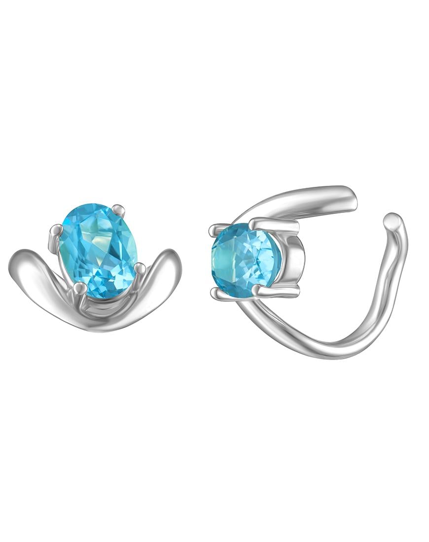 Каф Splash blue жіночий RIMMART JEWELRY срібний One size Каф Splash blue жіночий RIMMART JEWELRY срібний One size