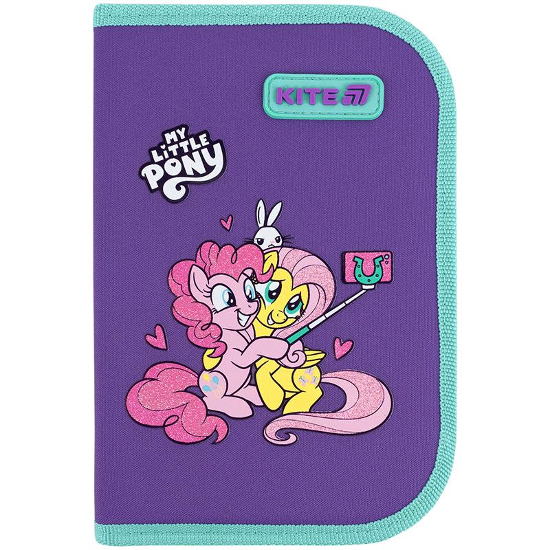 Пенал шкільний без наповнення KITE My Little Pony 1 відділення/2 відвороти (LP26-622)