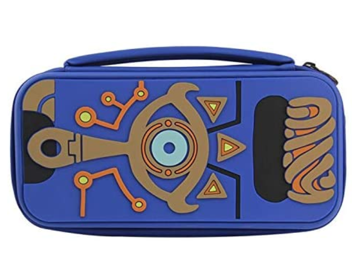 Чехол сумка оригинал Deluxe Zelda кейс для Nintendo Switch / OLED / Синий