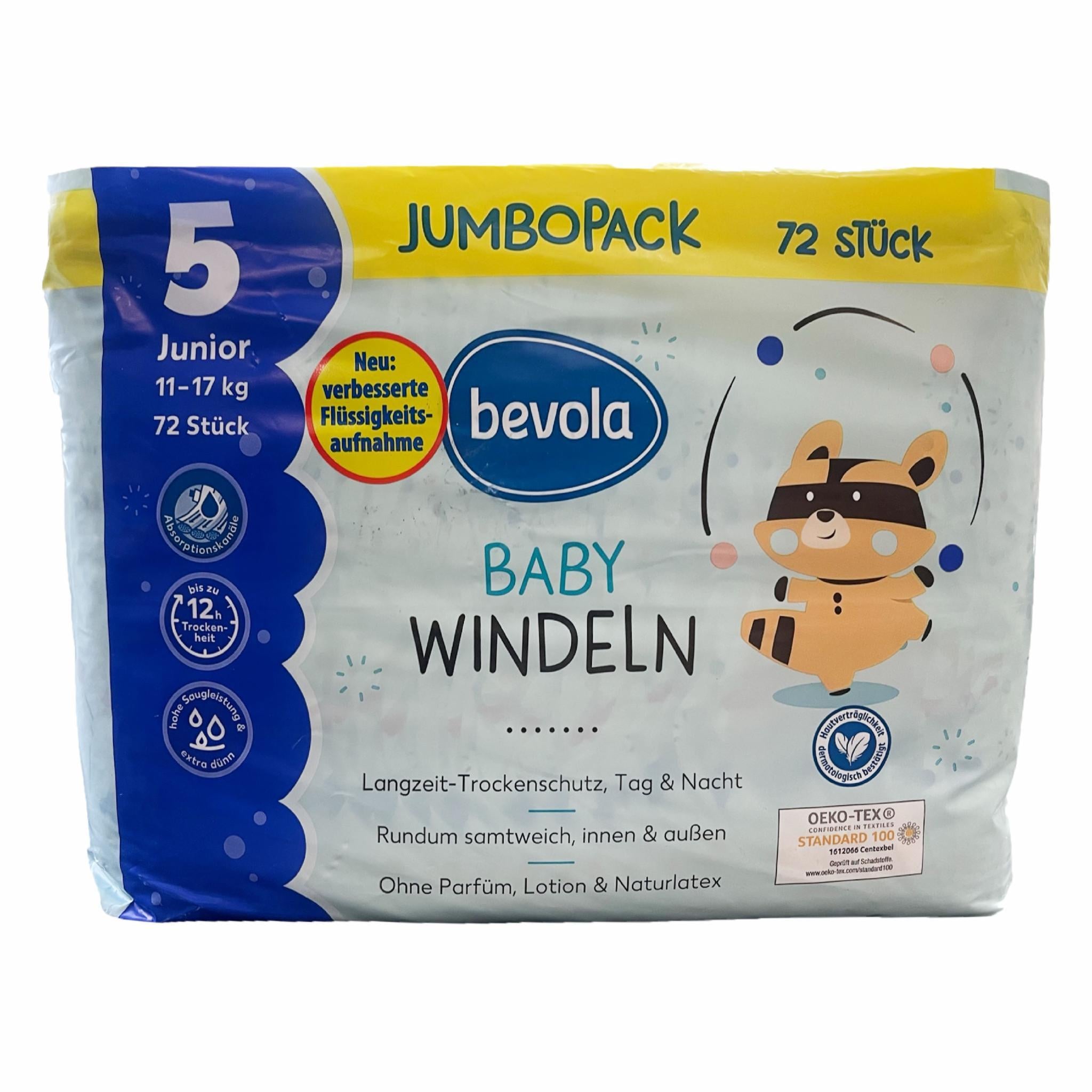 Подгузники Bevola Jumbopack Baby 5 Junior 11-17 кг 72 шт. (67eb9b874206d32c943572f7) Подгузники Bevola Jumbopack Baby 5 Junior 11-17 кг 72 шт. (67eb9b874206d32c943572f7)