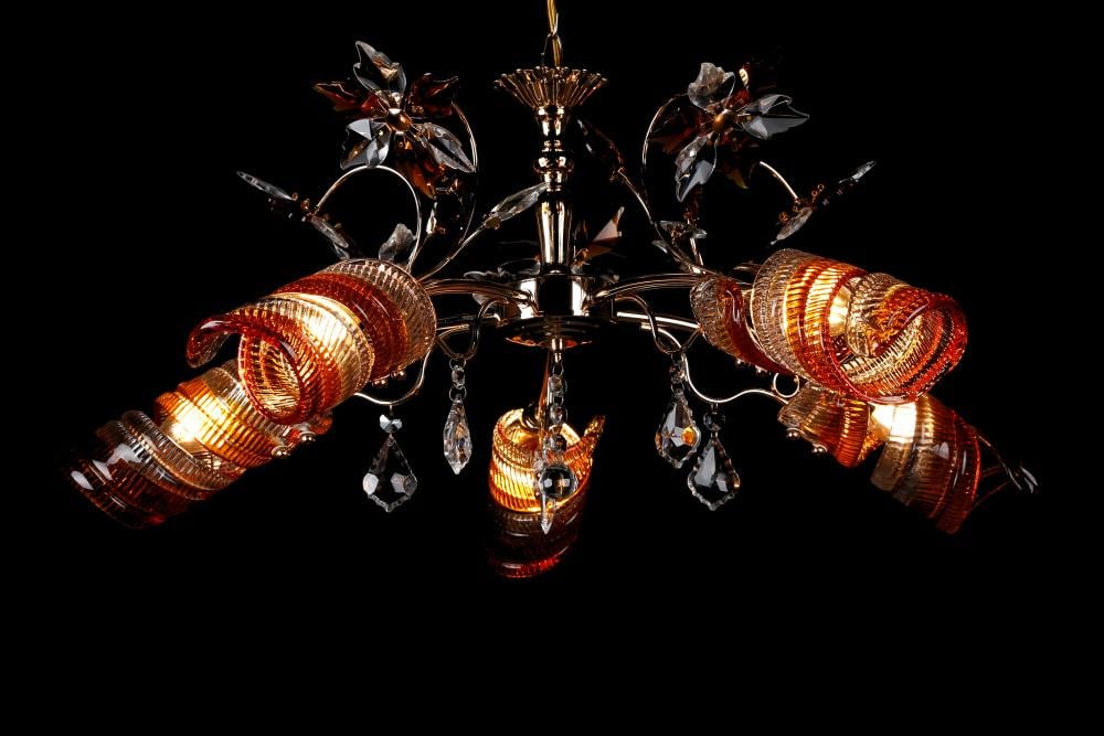 Люстра с плафонами Ray L9373/5 FGD+TEA (IR005594)