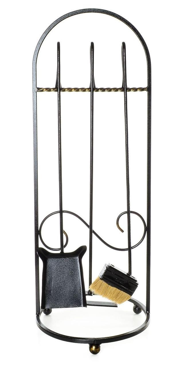 Каминный набор Факел 3 инструмента с дровницей Факел (896) - фото 4