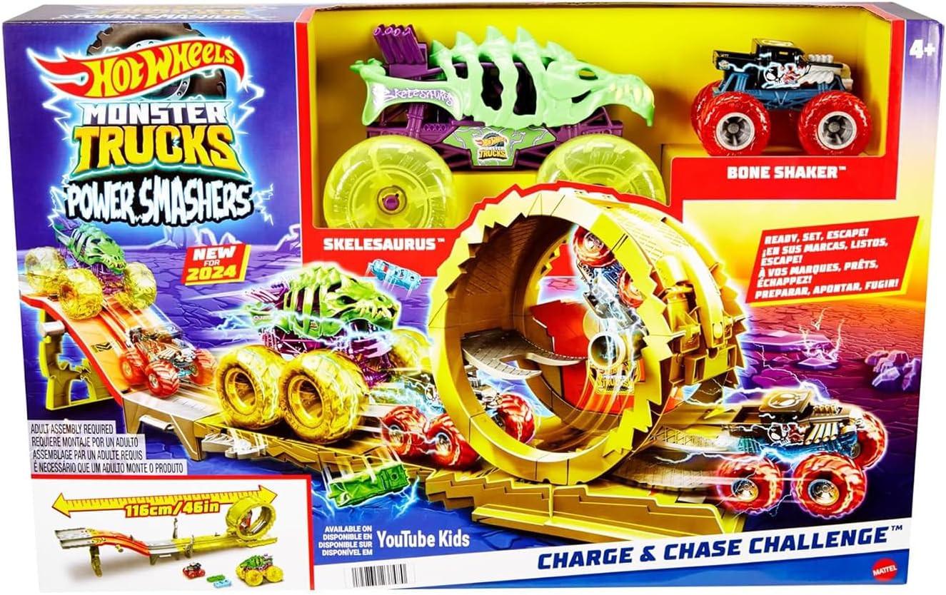 Трек Hot Wheels Monster Trucks Заряжай и преследуй (HWT47)