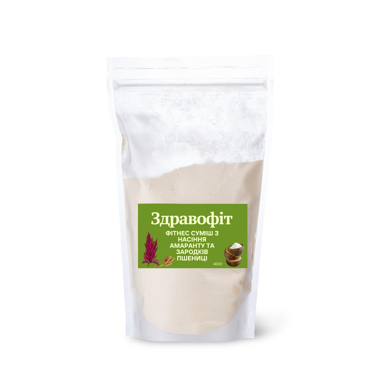 Фітнес суміш Здравофіт з насіння амаранту та зародків пшениці 400 г