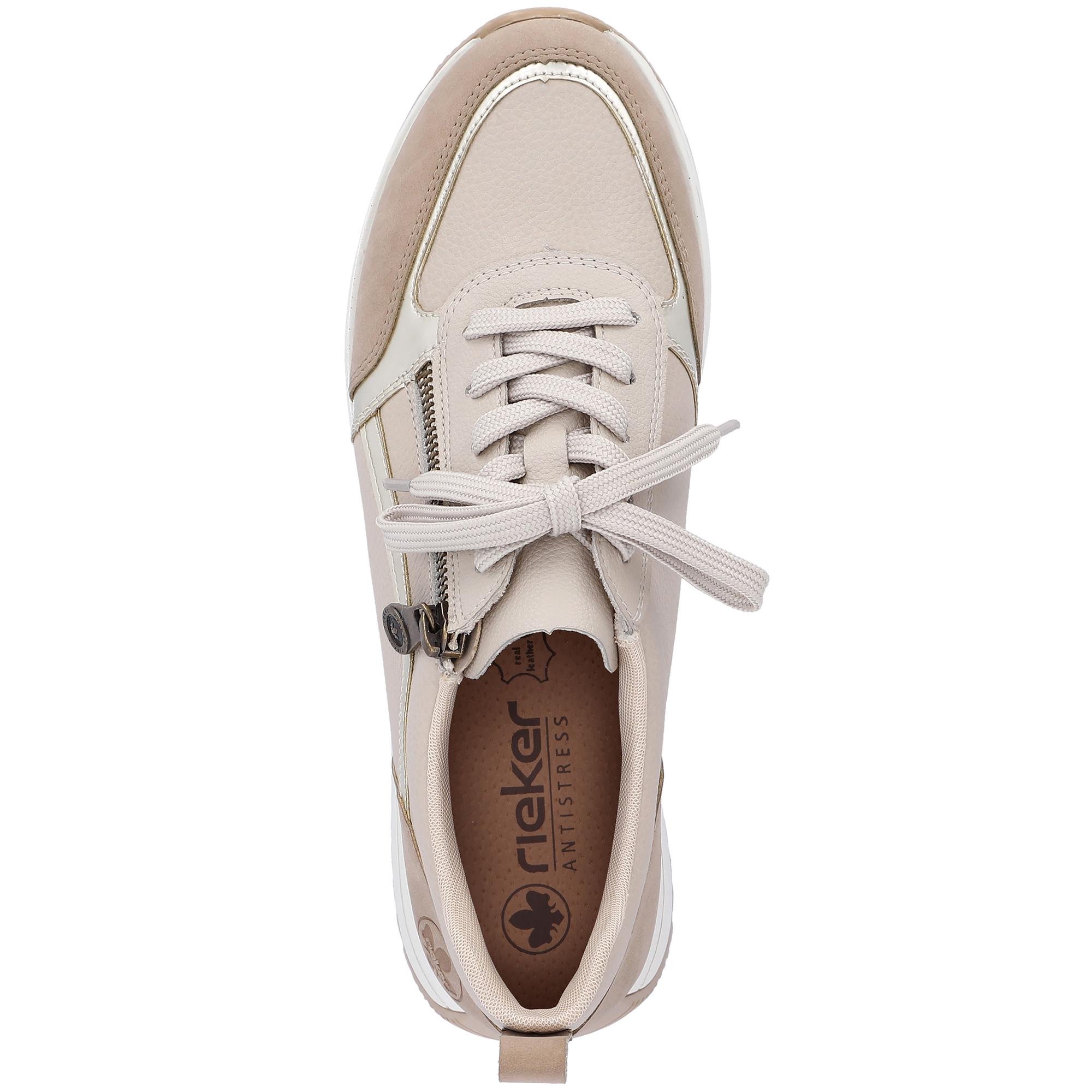 Кроссовки осенние женские RIEKER р. 40 Бежевый (035546-40) - фото 6 Кроссовки осенние женские RIEKER р. 40 Бежевый (035546-40) - фото 6