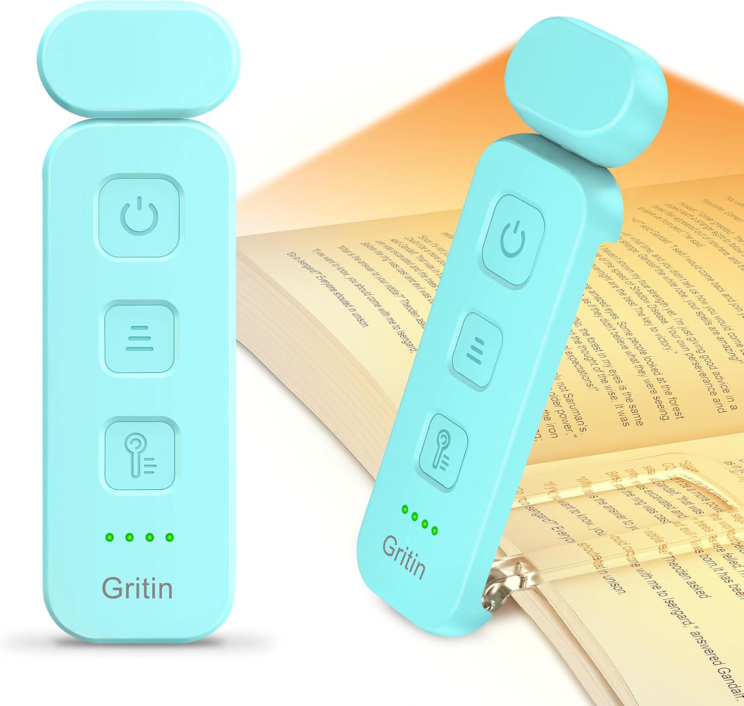 Настільна лампа для читання акумуляторна Gritin LED Book Light Blue 500 mAh до 80 годин роботи (G1313) - фото 9 Настільна лампа для читання акумуляторна Gritin LED Book Light Blue 500 mAh до 80 годин роботи (G1313) - фото 9