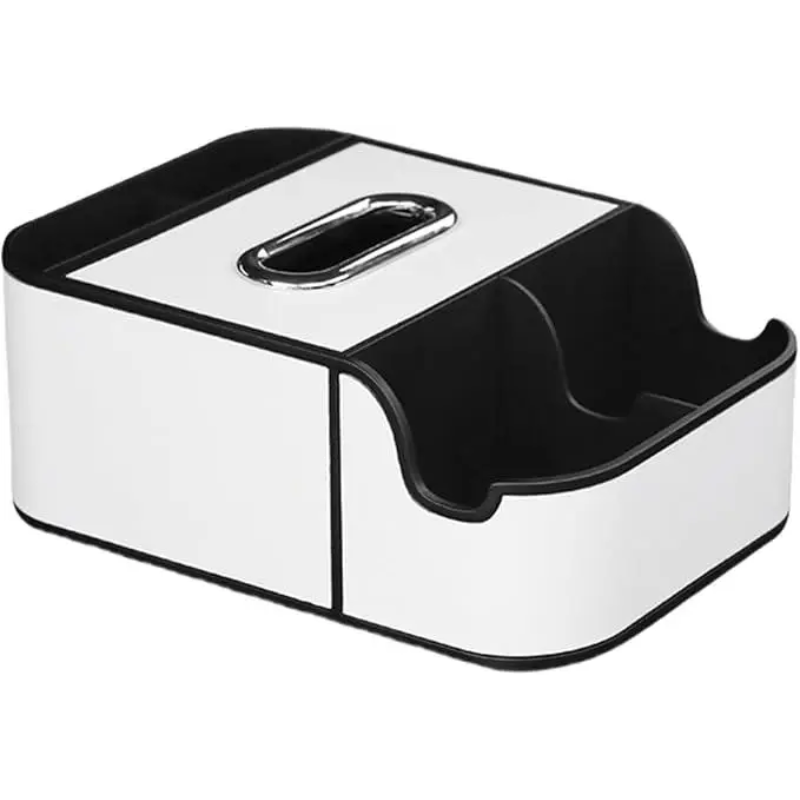 Подлокотник-органайзер автомобильный с двумя подстаканниками и коробкой для салфеток (2691051913)