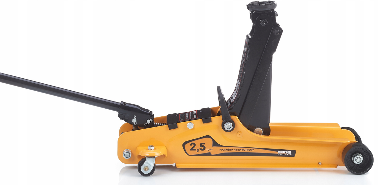 Домкрат гидравлический подкатный Majster Polska 2.5 т 80-360 мм (MP-050312) Домкрат гидравлический подкатный Majster Polska 2.5 т 80-360 мм (MP-050312)