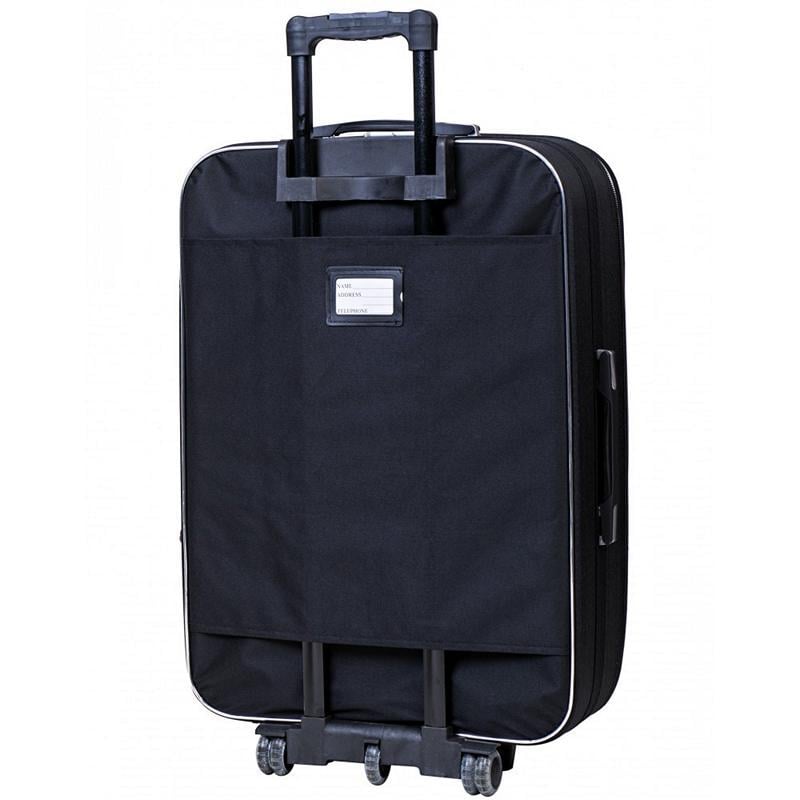 Набір валіз з тканини 005 2 шт. середня/велика на колесах Чорно-вишневий (348494) - фото 3 Набір валіз з тканини 005 2 шт. середня/велика на колесах Чорно-вишневий (348494) - фото 3