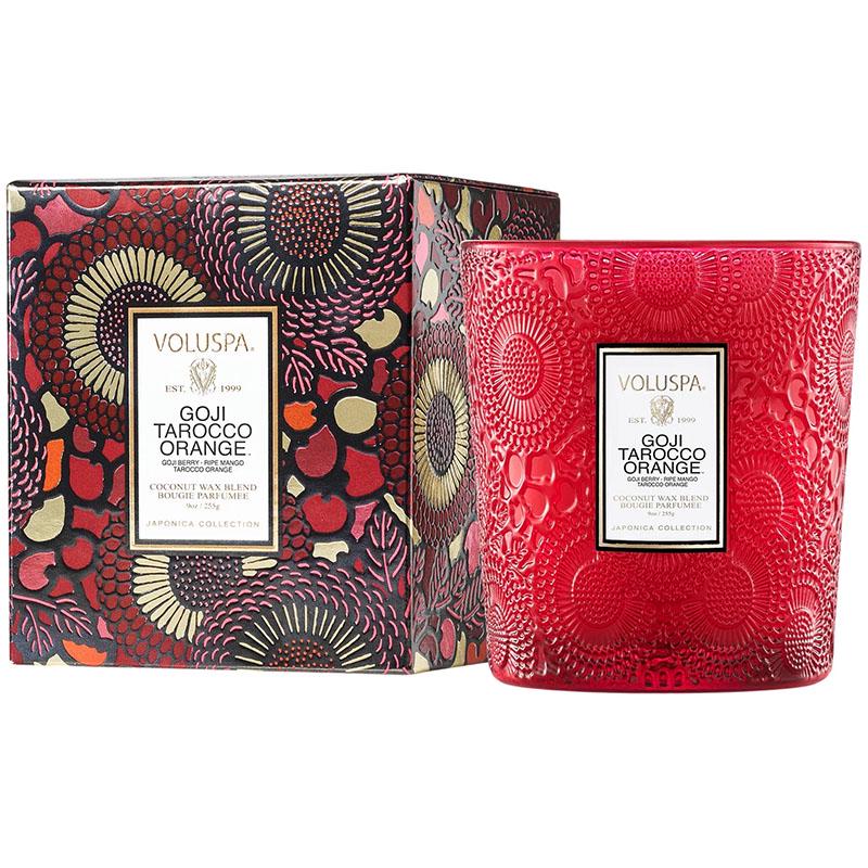 Свічка ароматична Voluspa Japonica Goji Tarocco Orange 255 г скляний стакан (111004509)
