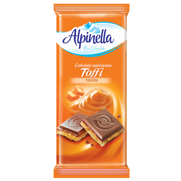 Шоколад Alpinella молочный Тоффи 100 г (000230)