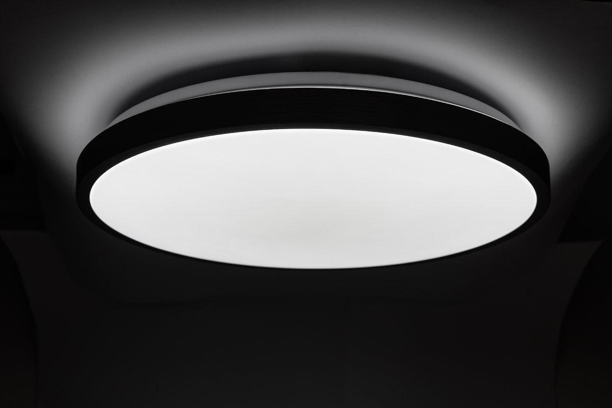 Потолочный светильник Vestum RING матовый 30W 4000К 395х60 мм Черный - фото 6