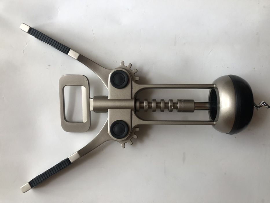 Штопор для вина рычажный металлический X3-68 18х7 см (37-86180) - фото 9