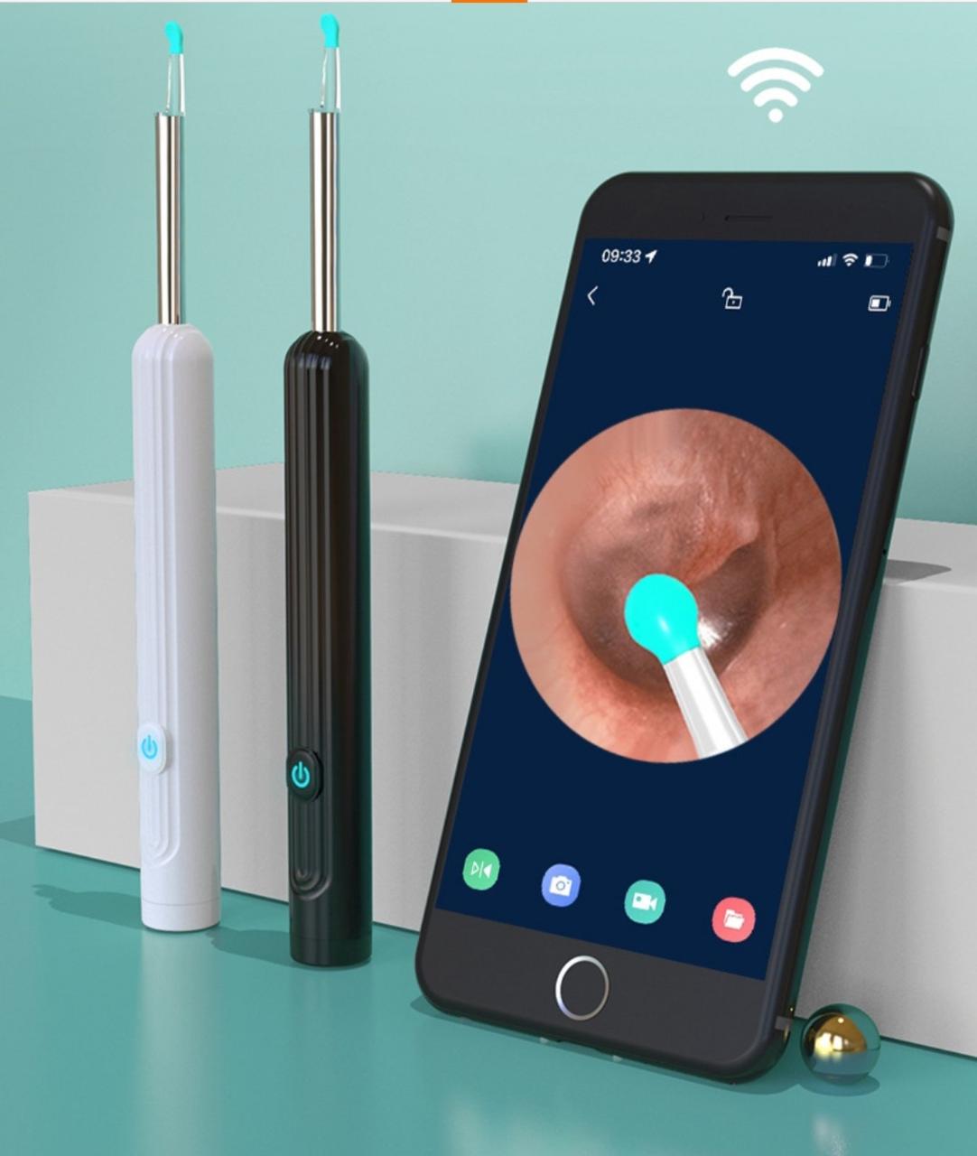 Отоскоп для телефона NE7 Wi-Fi HD 6 LED ламп 3,6 мм Чорний (2087295699) - фото 6