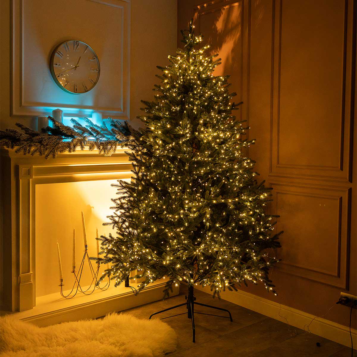 Штучна ялинка Буковинська з металевою підставкою 2,10 м Зелений (NYT15044) - фото 2