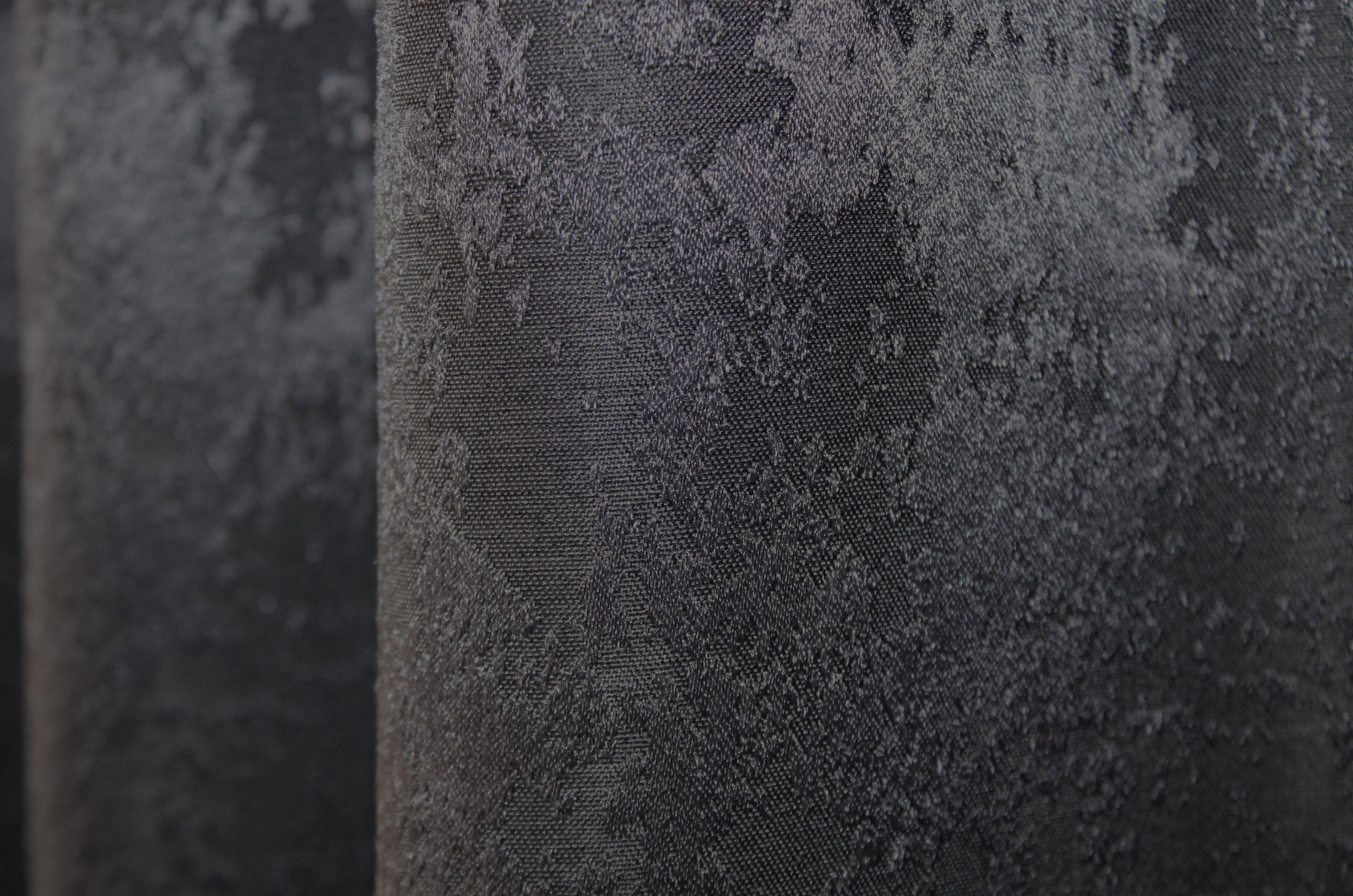 Комплект коротких штор VR-Textil Жакард Sultan YL № 1211ш Графітовий 130х170 см 2 шт. (35-0004) - фото 6