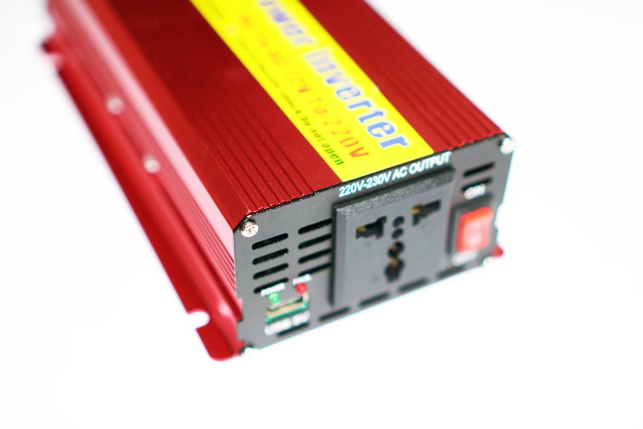 Автомобильный инвертор ERYUAN 12V-220V 2000W DC/AC Red - фото 6