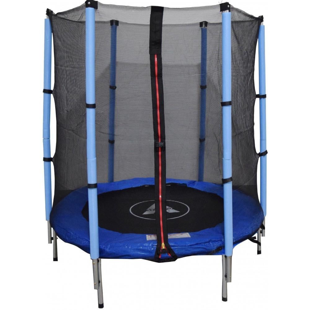 Батут детский Atleto с защитной сеткой на металлических опорах 140 см Синий (132-76-21000400) - фото 5 Батут детский Atleto с защитной сеткой на металлических опорах 140 см Синий (132-76-21000400) - фото 5