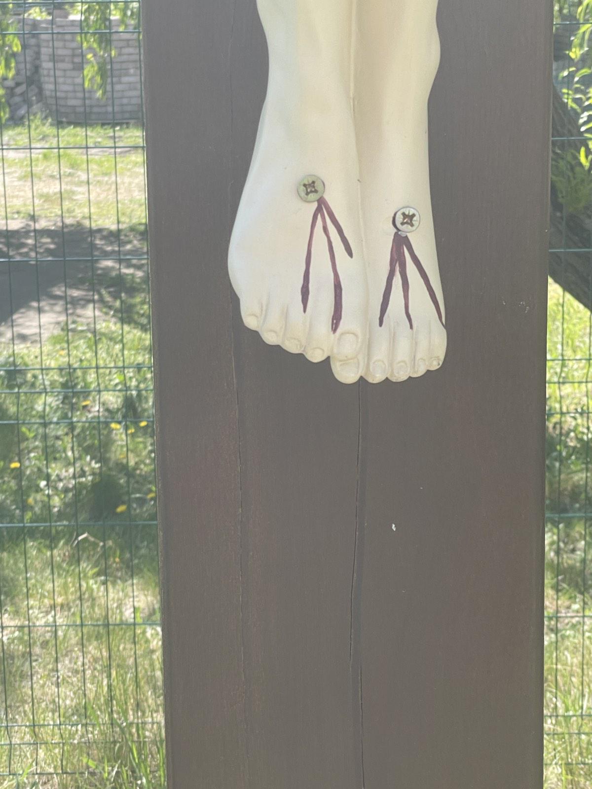 Велика фігура Розпʼяття Христа 130х90 см - фото 5 Велика фігура Розпʼяття Христа 130х90 см - фото 5