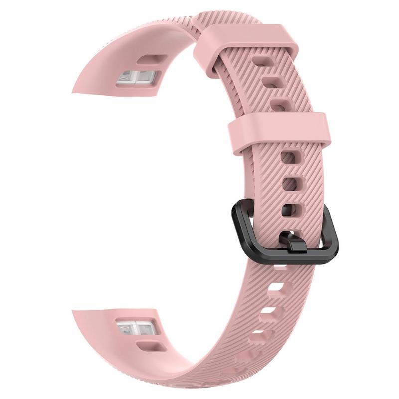 Ремешок для фитнес-браслета Honor Band 4 силиконовый Розовый