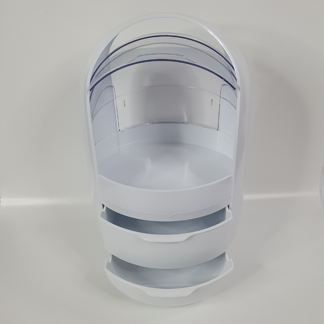 Органайзер для косметики GT-058 3 секции Белый Органайзер для косметики GT-058 3 секции Белый