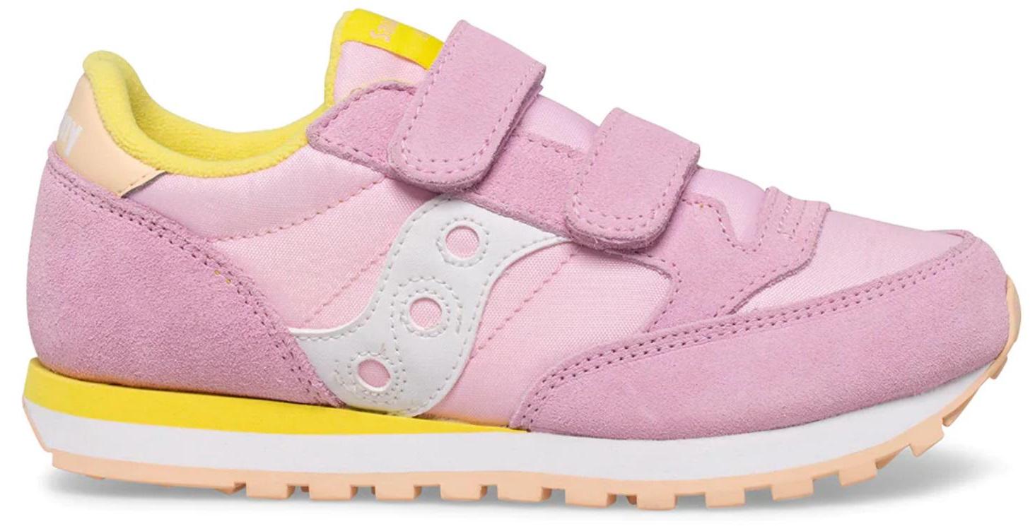 Кроссовки женские Saucony Jazz Double р. 37,5/5,5 24,7 см Pink Yellow/Peach Pink/Yellow Peach (12494597) - фото 2