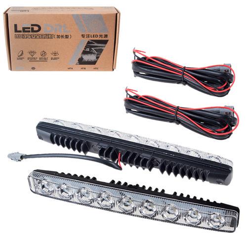 Фары дополнительного дневного света XS-009 DRL 00 9LED 4W 12V пластик 257х28 мм