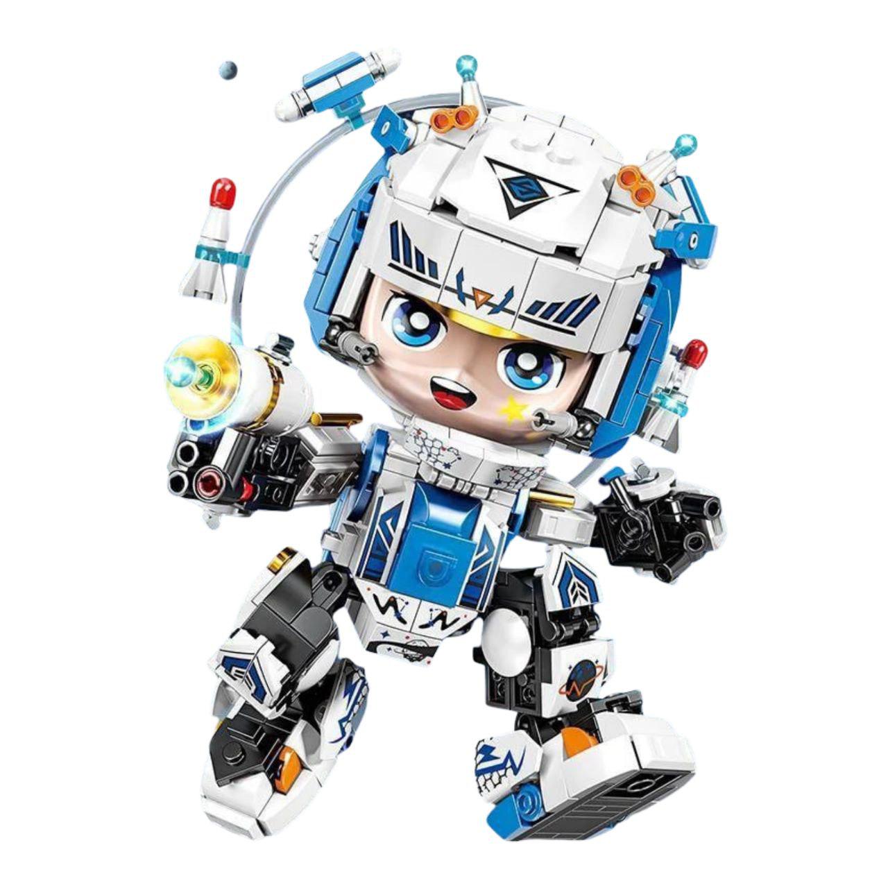 Конструктор детский Белый Астронавт Военный отряд 8804 542 дет. (31874982)