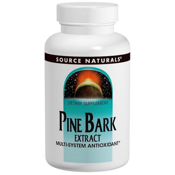 Пікногенол Source Naturals Pine Bark Extract 60 Tabs - фото 1