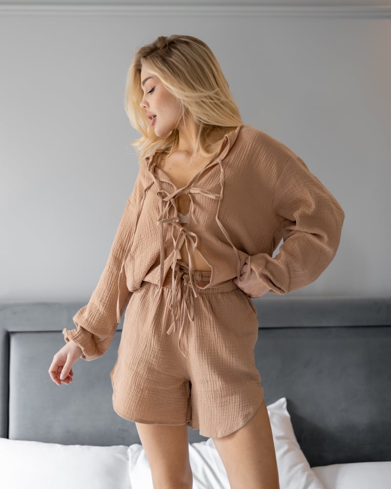 Пижама женская Модельер 9123 р. 44-46 Бежевый (12942)