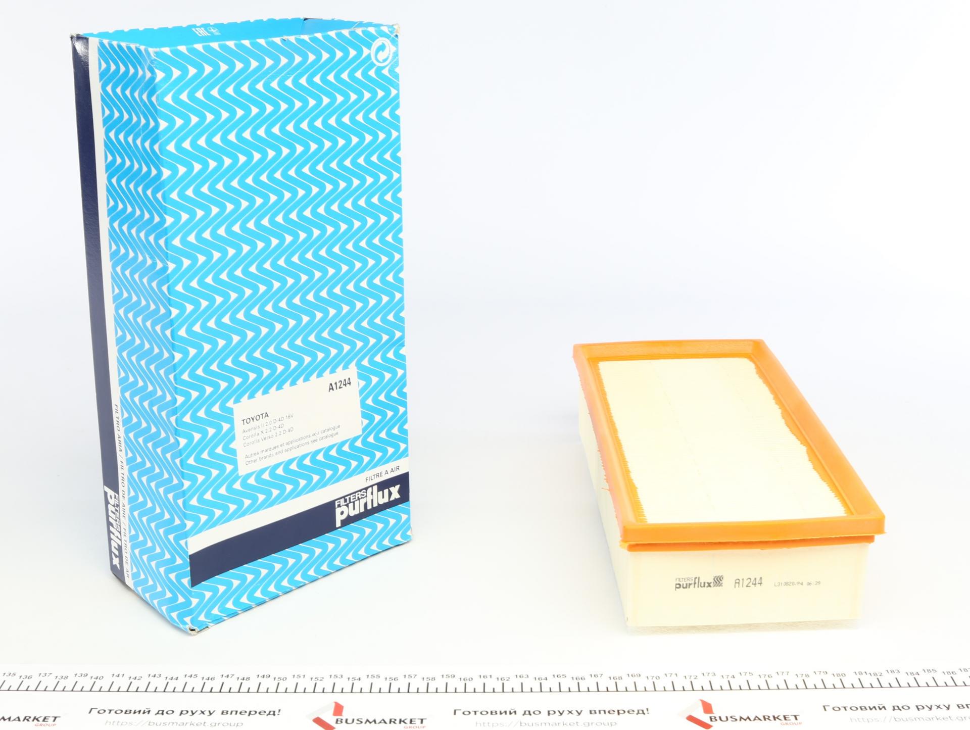 Фильтр воздушный PURFLUX для Toyota Avensis/Corolla 2,0D/2,2D 05-08- (A1244)