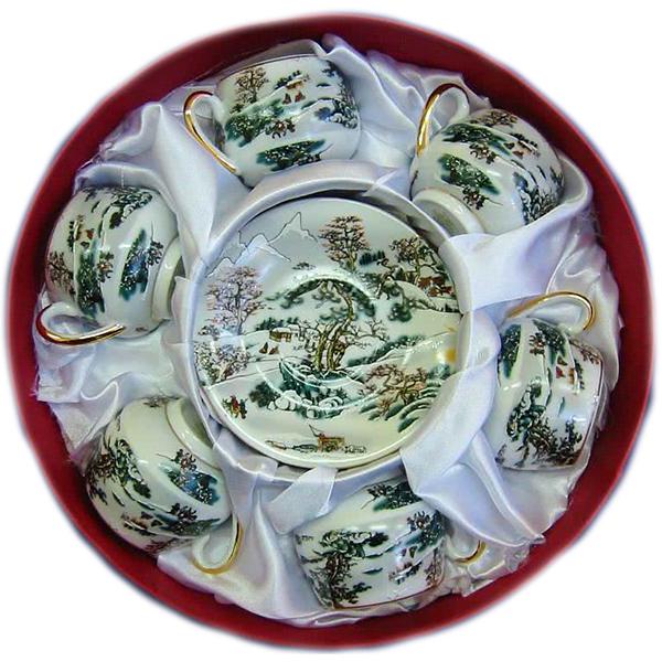 Сервиз фарфоровый Зимний пейзаж 6SCS97 (29097) Сервиз фарфоровый Зимний пейзаж 6SCS97 (29097)