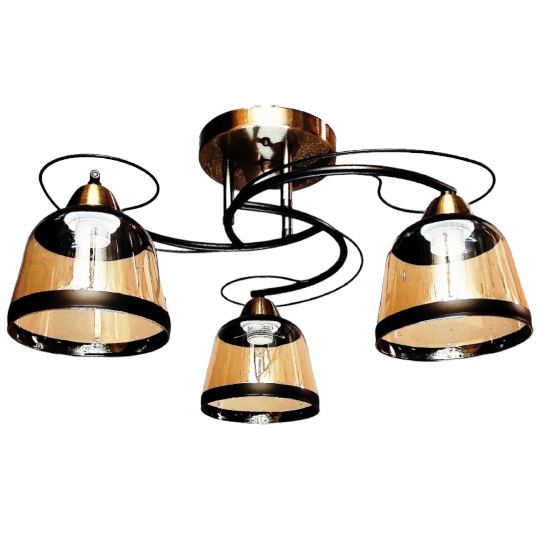 Люстра Sirius Чорний/Латунь (197605/3)