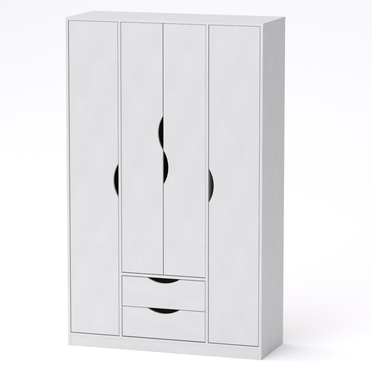 Прихожая МеблиКо Любовь 120х45х195 см Альба/Белый (k-1727-1) Прихожая МеблиКо Любовь 120х45х195 см Альба/Белый (k-1727-1)