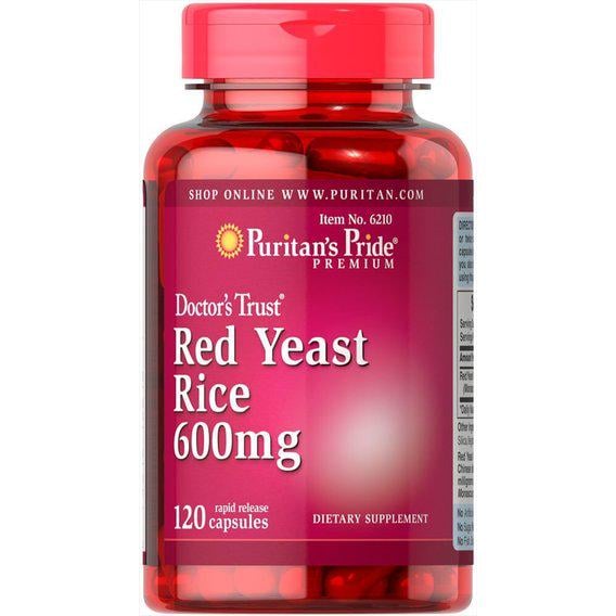 Червоний рис Puritan's Pride Red Yeast Rice 600 мг 120 Caps