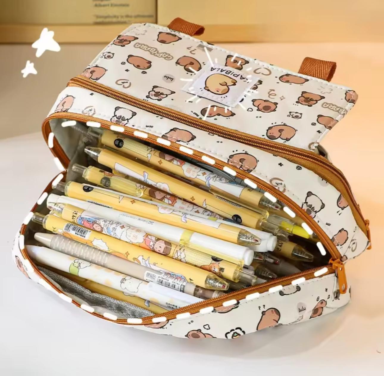 Школьный пенал-органайзер с капибарами - фото 4