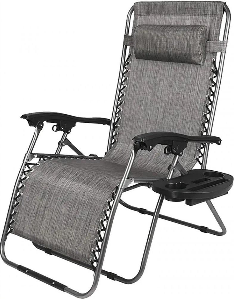 Шезлонг-лежак Bonro СПА-167A Серый (4295) - фото 6 Шезлонг-лежак Bonro СПА-167A Серый (4295) - фото 6