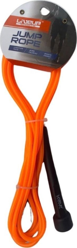Скакалка LiveUp JUMP ROPE Оранжево-черный (LS3115-N-O)
