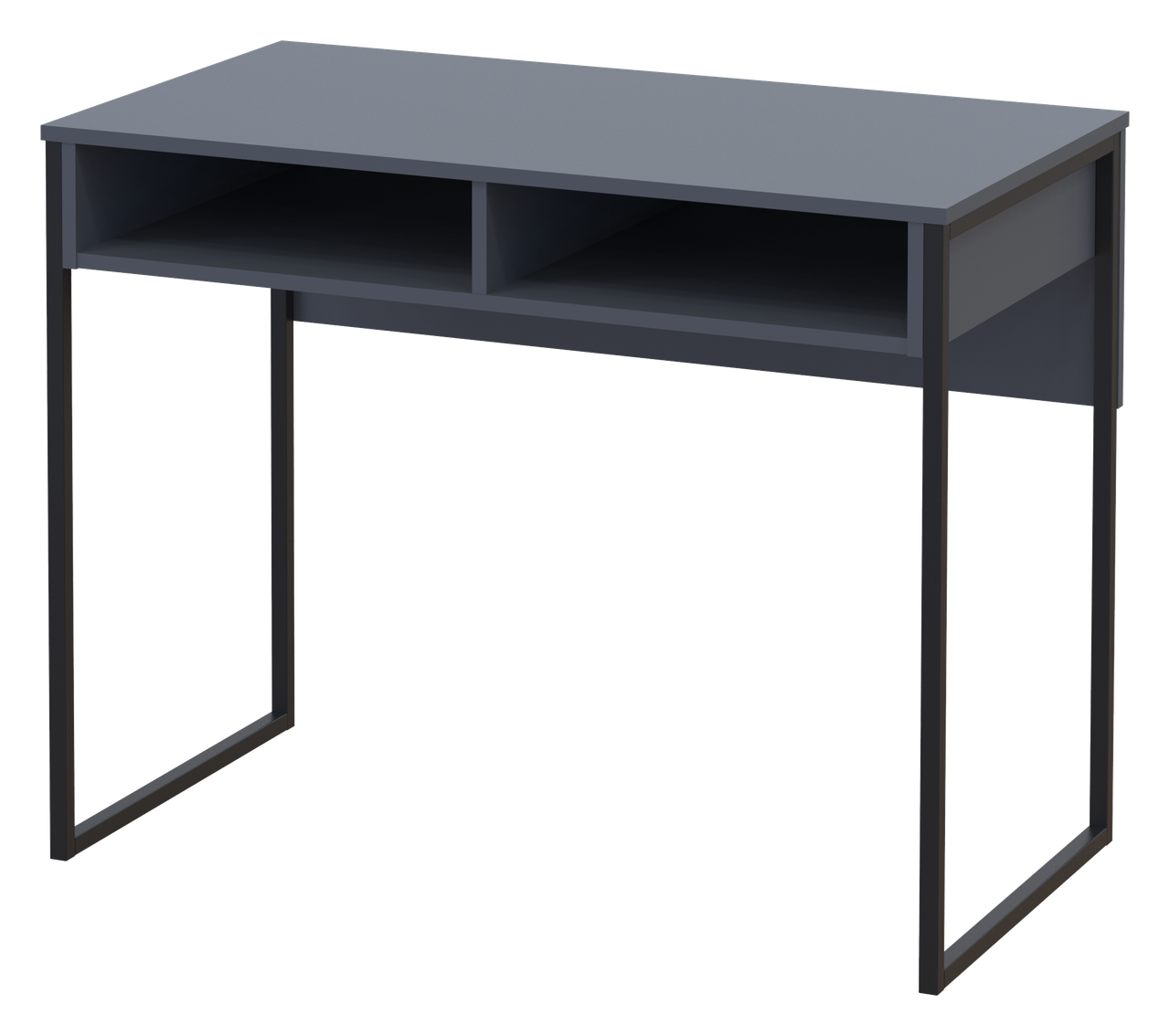Стол письменный с полкой Doros Барт 100х55х78,1 см Графит - фото 1 Стол письменный с полкой Doros Барт 100х55х78,1 см Графит - фото 1