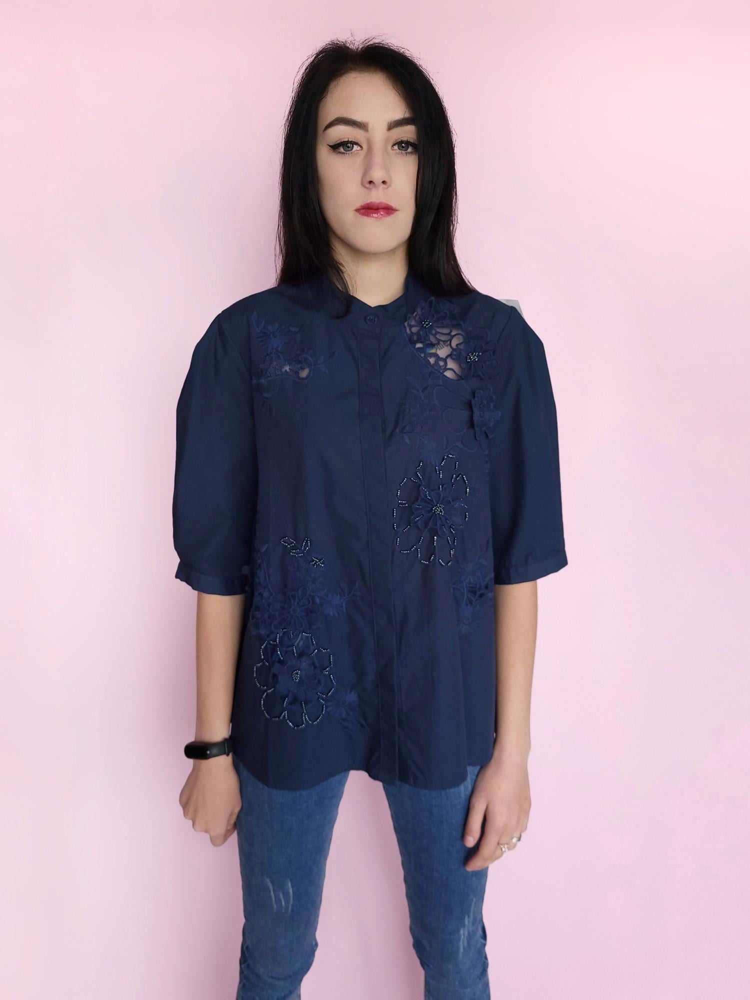 Блуза YMS 3681 M Синий