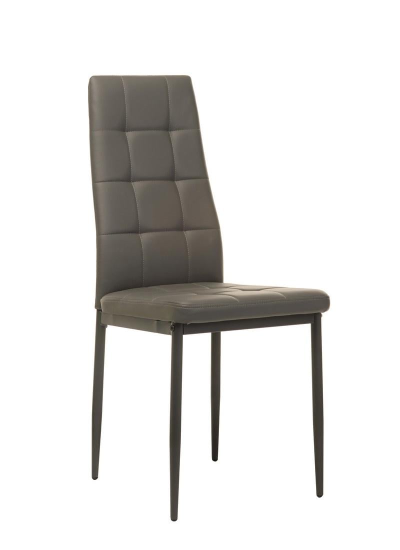 Стул Vetro N-66-2 с мягким сиденьем на металлических ножках Серый (32503014)