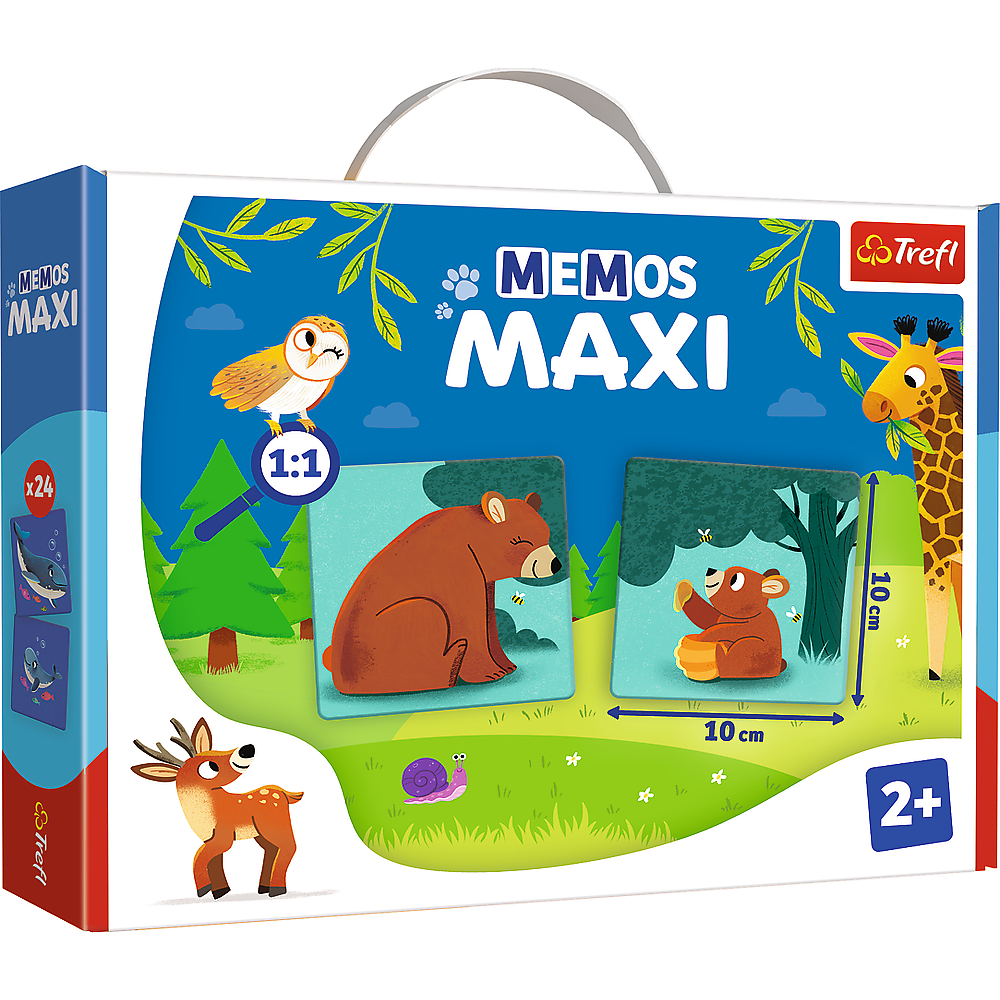 Настольная игра Trefl "Мемос MAXI Батьки та діти тварин" (5900511022681)