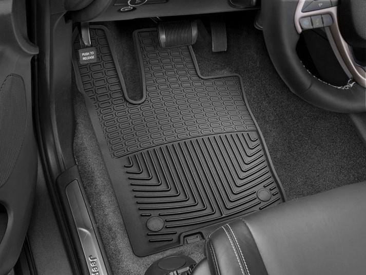 Килимки автомобільні передні гумові WeatherTech W399 Dodge/Jeep Durango/Grand Cherokee 2016 Чорний (1319751038) - фото 1