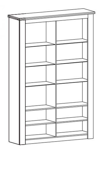 Пенал для кабінету Mebel Service 2Д2В Джорджія 139х37,6х204,8 см Дуб колоніальний/Матера (23499561) - фото 2 Пенал для кабінету Mebel Service 2Д2В Джорджія 139х37,6х204,8 см Дуб колоніальний/Матера (23499561) - фото 2