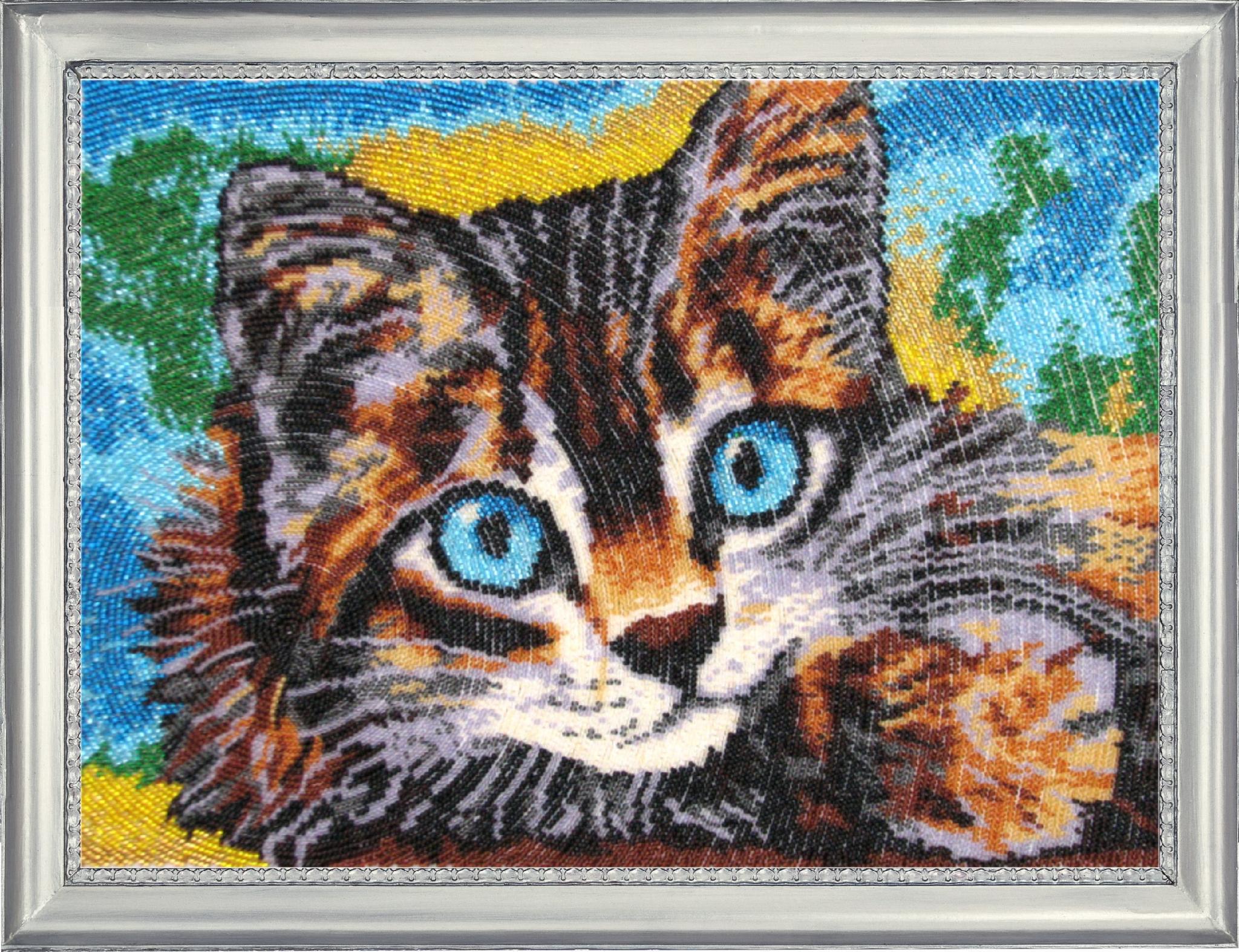 Набір для вишивання бісером BUTTERFLY 622 Кошеня 26х35 см (622)