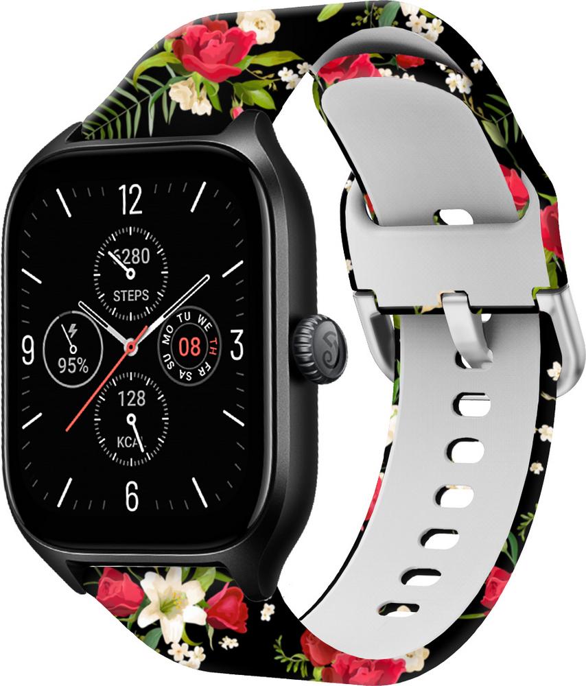 Ремешок Colorful для Amazfit GTS 4/mini Rose/Black (29531)